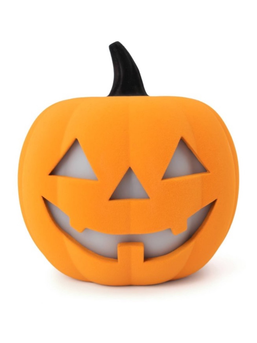 New! Flocked LED Figural Orange Pumpkin - Bullseye's Playground™ 2026